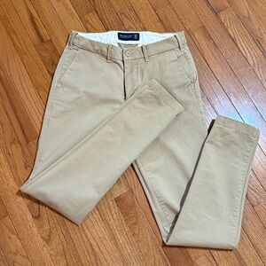 EUC Abercrombie & Fitch Men's KHAKI Pants 30x34